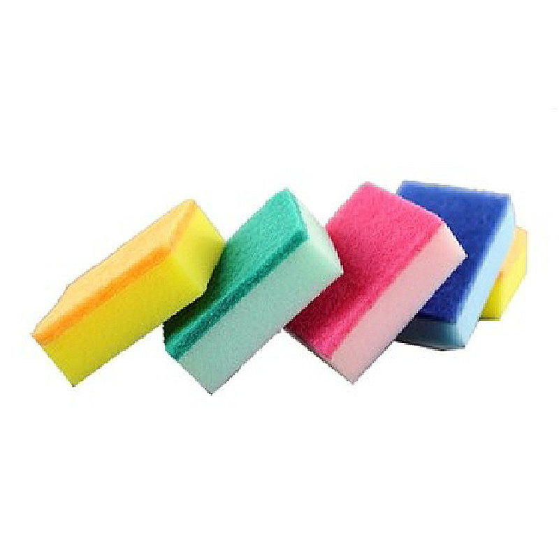 【天猫超市】亲净 海绵百洁布/锅擦/洗碗巾/洗碗布/抹布 5片装