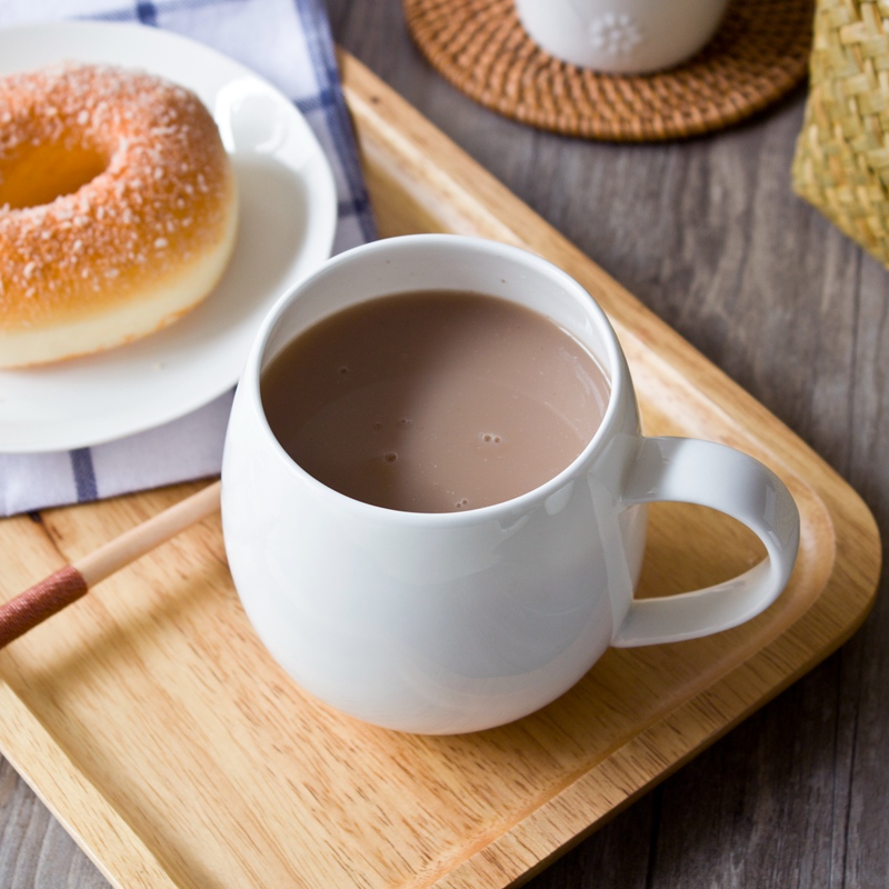 Jingdezhen contracted household pure white cup keller ceramic cup ipads porcelain coffee cup milk cup creative cup