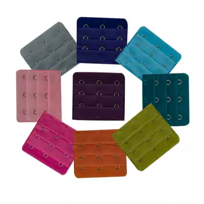 Connecting buckle Bra extension buckle Underwear extension buckle Shoulder strap buckle accessories Three rows of three buckles