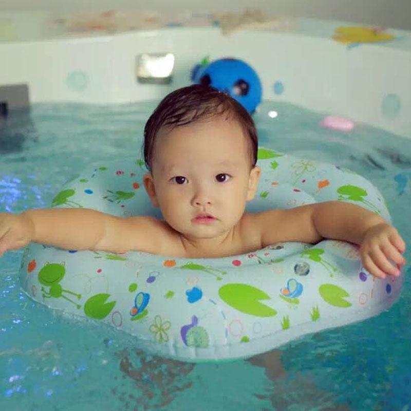 Zhao Shaofei baby swimming ring Flower type armpit seat circle Detachable waist ring Air pump 