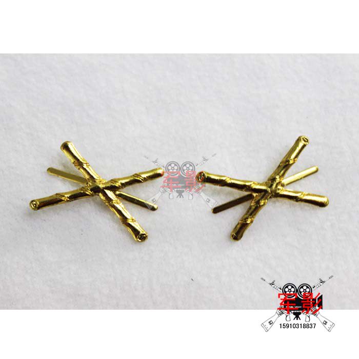 Film and television props National Army collar badges during the War of Resistance Against Japan