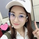 Zhao Liying với kính râm retro cánh nam kính râm cận thị nữ tròn 2018 kính cartier Kính râm