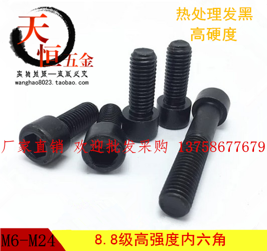 8 8 8 Class inner hexagonal screw cup head cylindrical head screws M6 * 10 12 12 20 20 25 30 35 40 45