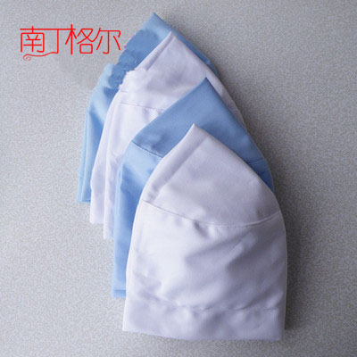 Nightingale Doctor Hat Hygiene Hat White Blue Round Hat Medical Surgery Cap No Ball Spot