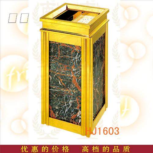 Titanium alloy marble open peel box seat ground trash can hotel apartment elevator entrance various sundries bucket