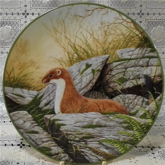 Royal Doulton Nature Portrait Collection of Ferret Limited edition collection decorative plate 
