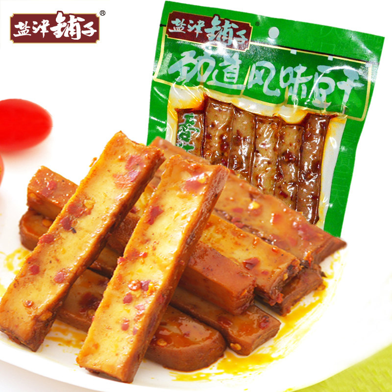 【天猫超市】盐津铺子 90g劲道风味豆干 香菇鸡肉味