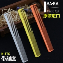 Japan Original Loaded Kasha Kami Haircut Comb with scale K-3TS lady with short hair scale tailoring comb