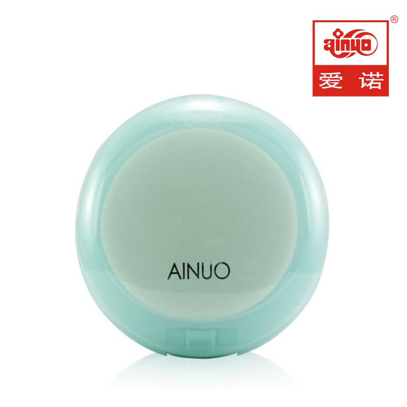 爱诺化妆正品保湿两用粉饼7g持久定妆湿粉嫩白遮瑕干粉控油