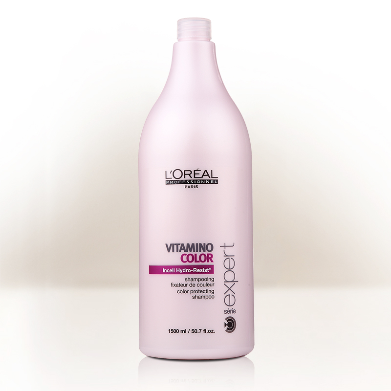 正品欧莱雅洗发水欧莱雅洗染后护色洗发水1500ml 染烫锁色护理