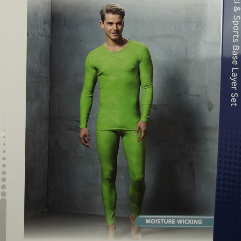 Foreign trade tail single out German couple Comfortable Round Collar Speed Dry Warm Inner Dress Pants Autumn Clothes Sanitary Pants Suit S804