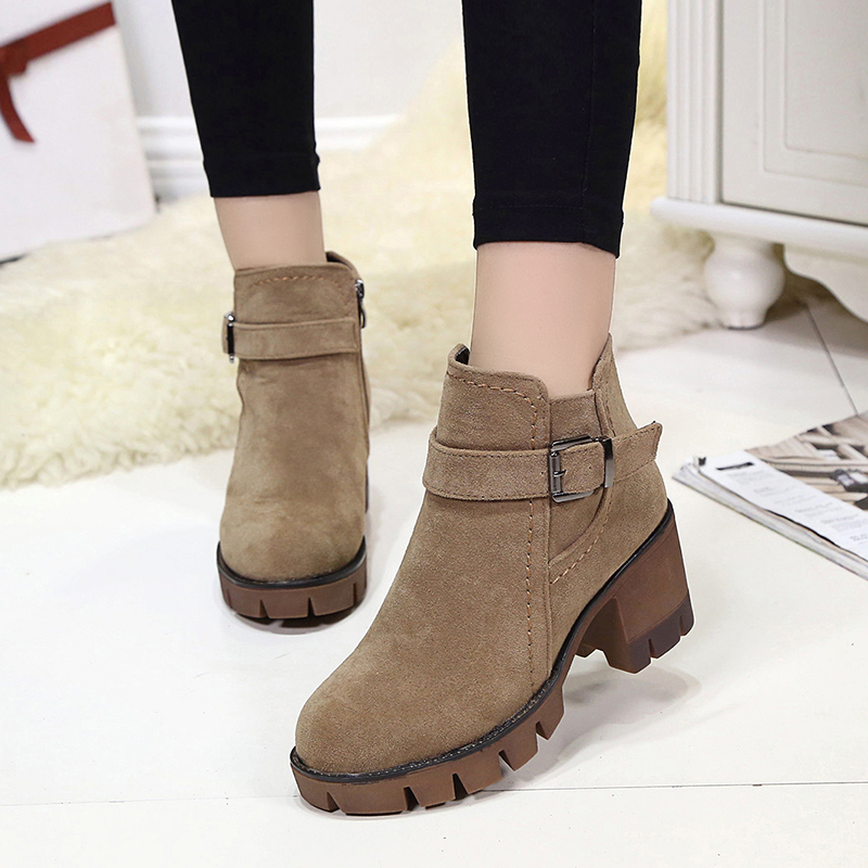Bottes mi-saison femme en TPR - Ref 3250693 Image 3