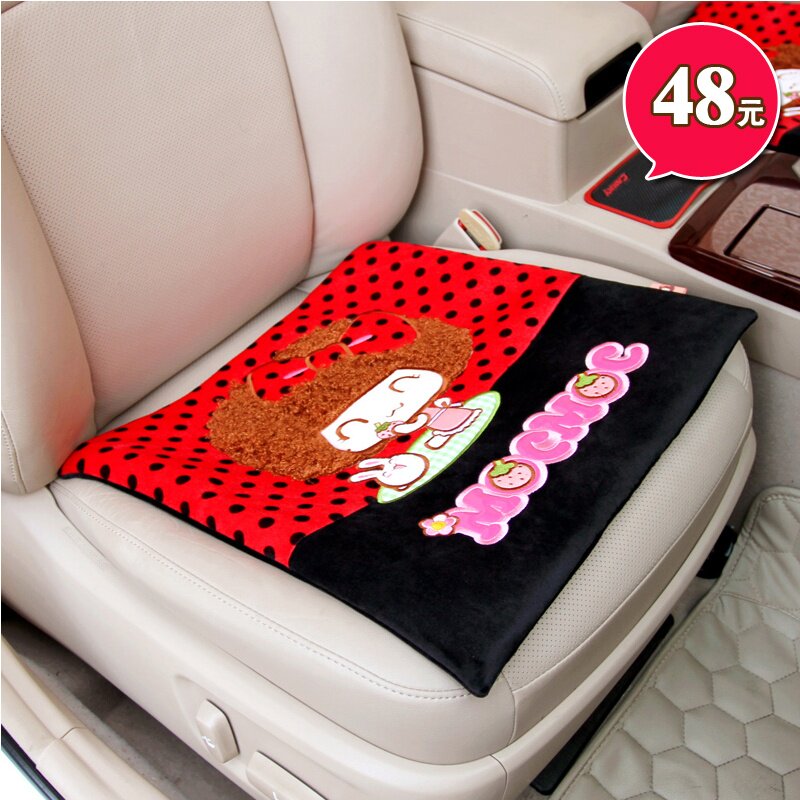 摩丝娃娃 夏季卡通汽车座垫四季通用车坐垫四季垫车垫 汽车用品