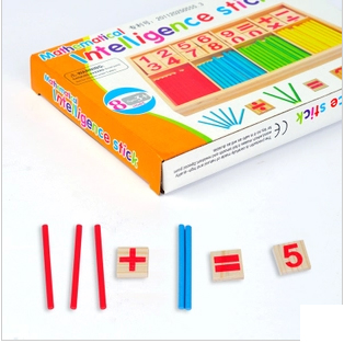 Baby Intelligence Digital Computing Gaming Stick Children's Toys Puzzle Box Flow Clear Nose and Silkworm Silk Industry Models