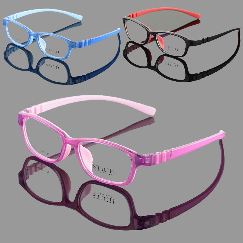 Ultralight TR90 Silicone Frame Student Myopia hyperopia Eye Section Recommended for young children Eye frames 6-10