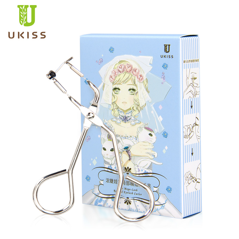 UKISS/悠珂思局部睫毛夹包邮小睫毛夹眼角卷翘高弹胶垫迷你不锈钢