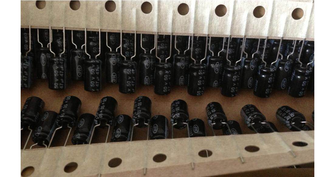 Brand new Jianghai electrolytic capacitor CD287 50V47UF 6 3 * 11 5 spot supply