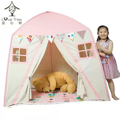 Children's Tent Love Tree Game Tent Baby Indoor Big House Toy House Baby Cotton Green Tent