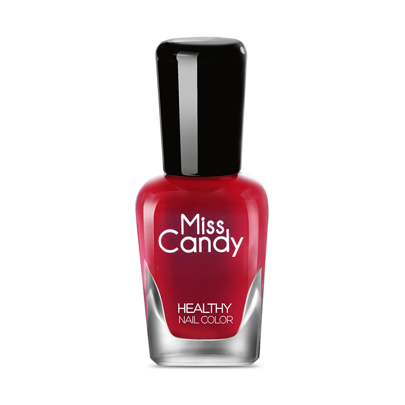 【天猫超市】Miss Candy健康指彩可剥指甲油亮红正红 MC39 16ml