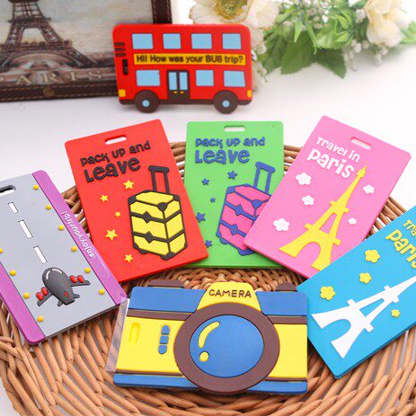 Cartoon Creativity Silicone card bag Cubic pattern bus cutting sleeve door sleeve luggage card financial cutting sleeve