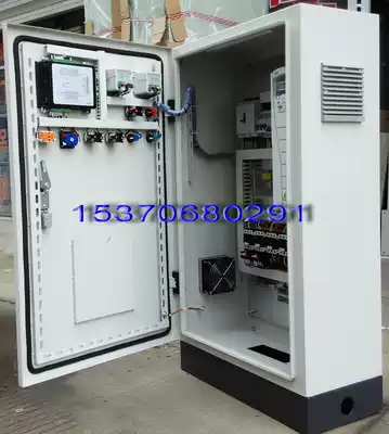 Variable frequency water supply cabinet ABB variable frequency constant voltage water supply cabinet 18 5kw touch screen control distribution cabinet water pump variable frequency cabinet
