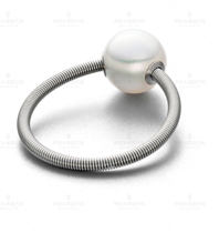 German Eva Strepp simple and pure bright pearl ring Birthday Tanabata Valentines Day gift