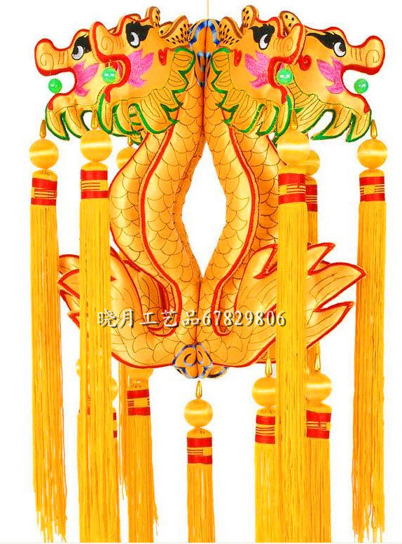 Special price Qingyang sachet embroidery pendant Xianglong buy flying handicraft decoration exquisite dragon lantern large
