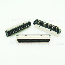 Yunteng MC68M SCSI CN68 male wire bonding molding body 68 core wire bonding injection molded connector male