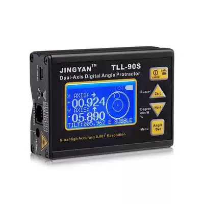  Value-added high-precision 0 005 Professional edition Dual-axis digital display laser level inclinometer TLL-90S