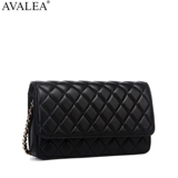 avalea Сумка через плечо, сумка на одно плечо, модная небольшая сумка, цепь с ромбовидным узором, ремешок для сумки, из натуральной кожи, европейский стиль, на цепочке