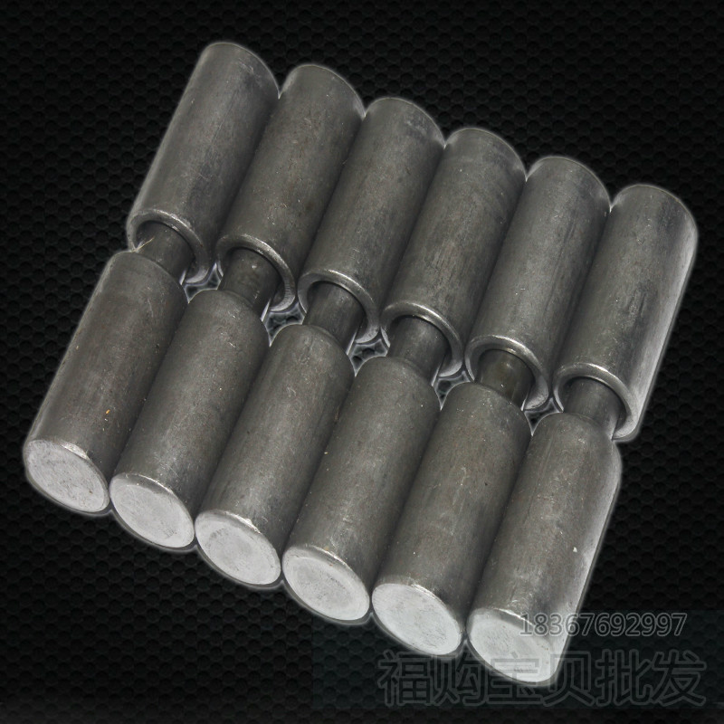 Electric cabinet door ball cylindrical door shaft welding iron hinge cylindrical iron hinge 10*33 light door shaft