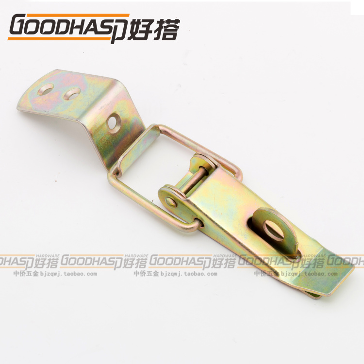 Good lap DK1889 bag lock box button small number heavy box buckle hanging arms box buckle bending hook-Taobao