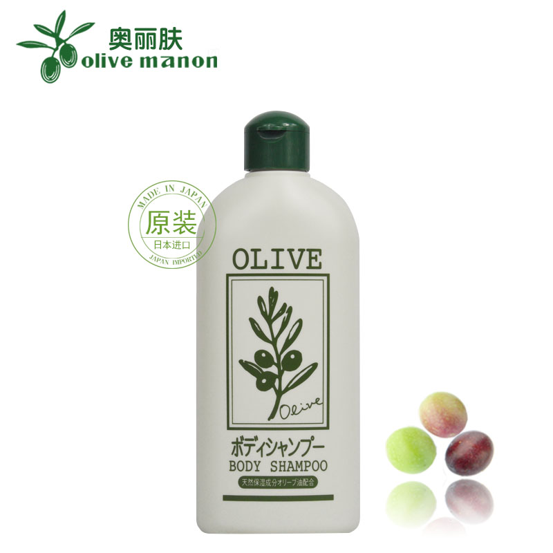 Olive奥丽肤日本原装进口橄榄浴液沐浴露300ml清爽温和滋养嫩肤