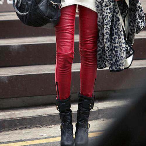 HChen Korea Import Spot Recessed Styling Design Sexy Bag Glutes Bracelet Parquet Tight Fit Small Feet Long Pants Locomotive