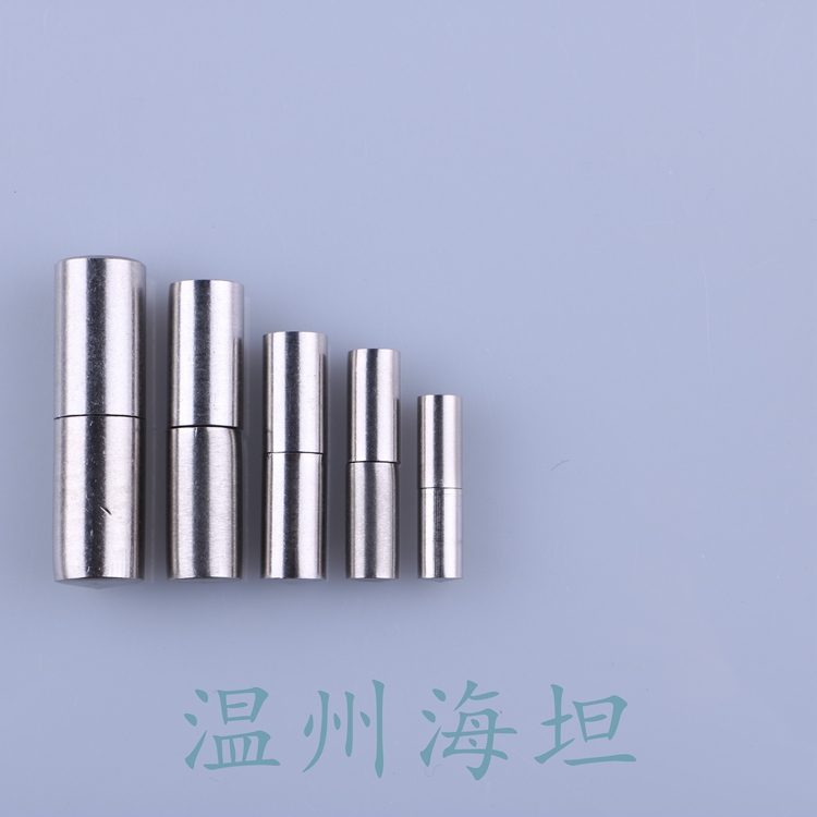 Haitan 304 stainless steel cylindrical hinge Stainless steel sub-mother hinge Welded hinge two-link hinge