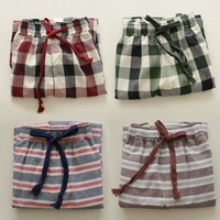 Cotton gạc có thể được mặc bên ngoài đồ ngủ Quần cotton nam XL có túi quần short đi biển bình thường quần ngố nữ