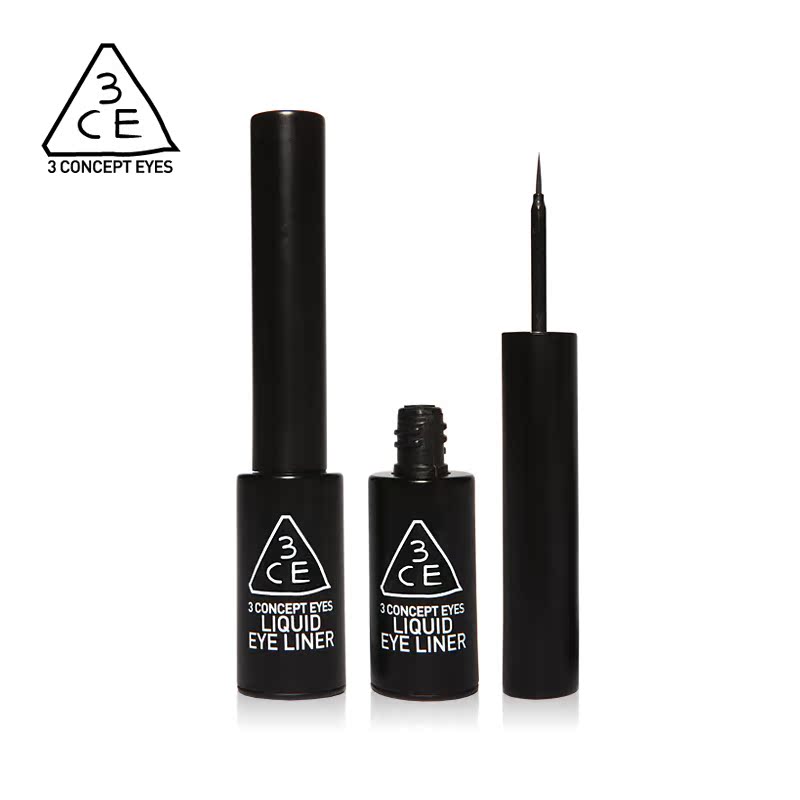 STYLENANDA官方 3CE  LIQUID 持久鲜明易上妆不晕染软刷眼线液笔