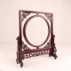 Mahogany khung hình khung gà cánh bằng gỗ màn hình màn hình chèn gỗ rắn trang trí đồ trang trí bằng gỗ khung tranh khung gương - Màn hình / Cửa sổ