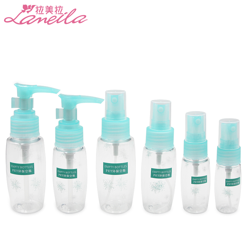 拉美拉喷瓶喷雾瓶细雾补水分装瓶化妆透明喷壶乳压瓶鸭嘴瓶化妆水