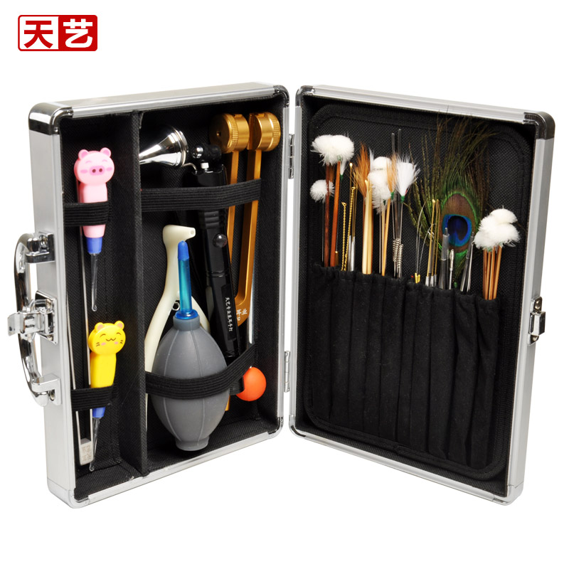 天艺专业采耳工具套装60件掏耳朵挖耳勺扣耳垢清洁工具鹅毛棒