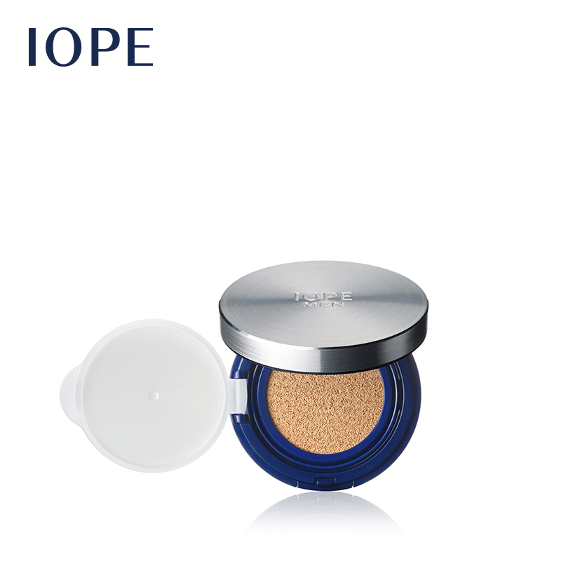 韩国IOPE男士水滢气垫BB霜SPF30+/PA+++15g 粉底防晒易抹遮瑕痘印