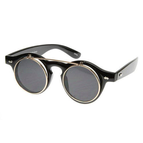 Imported Hale Retro Steam Punk Locomotive Old Fashioned Windproof Glasses Personality Super Cool Sunglasses Spot