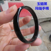 Brazilian natural chalcedony bracelet black agate jade bracelet fashion Crystal women National style jewelry accessories gift