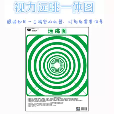 Vision training diagram Portable vision care diagram Myopia amblyopia training diagram Eye muscle training to relieve eye fatigue