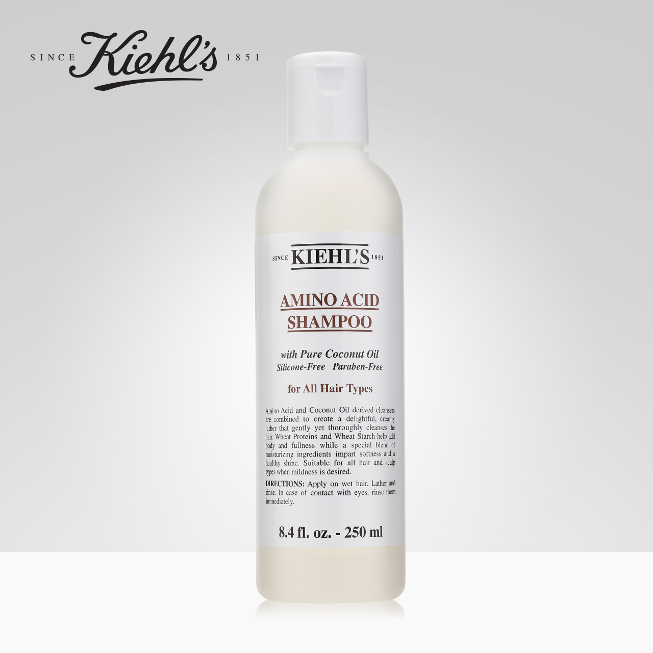 Kiehl's科颜氏氨基椰香洗发啫喱250ml 清洁滋养 柔顺秀发椰香浓郁