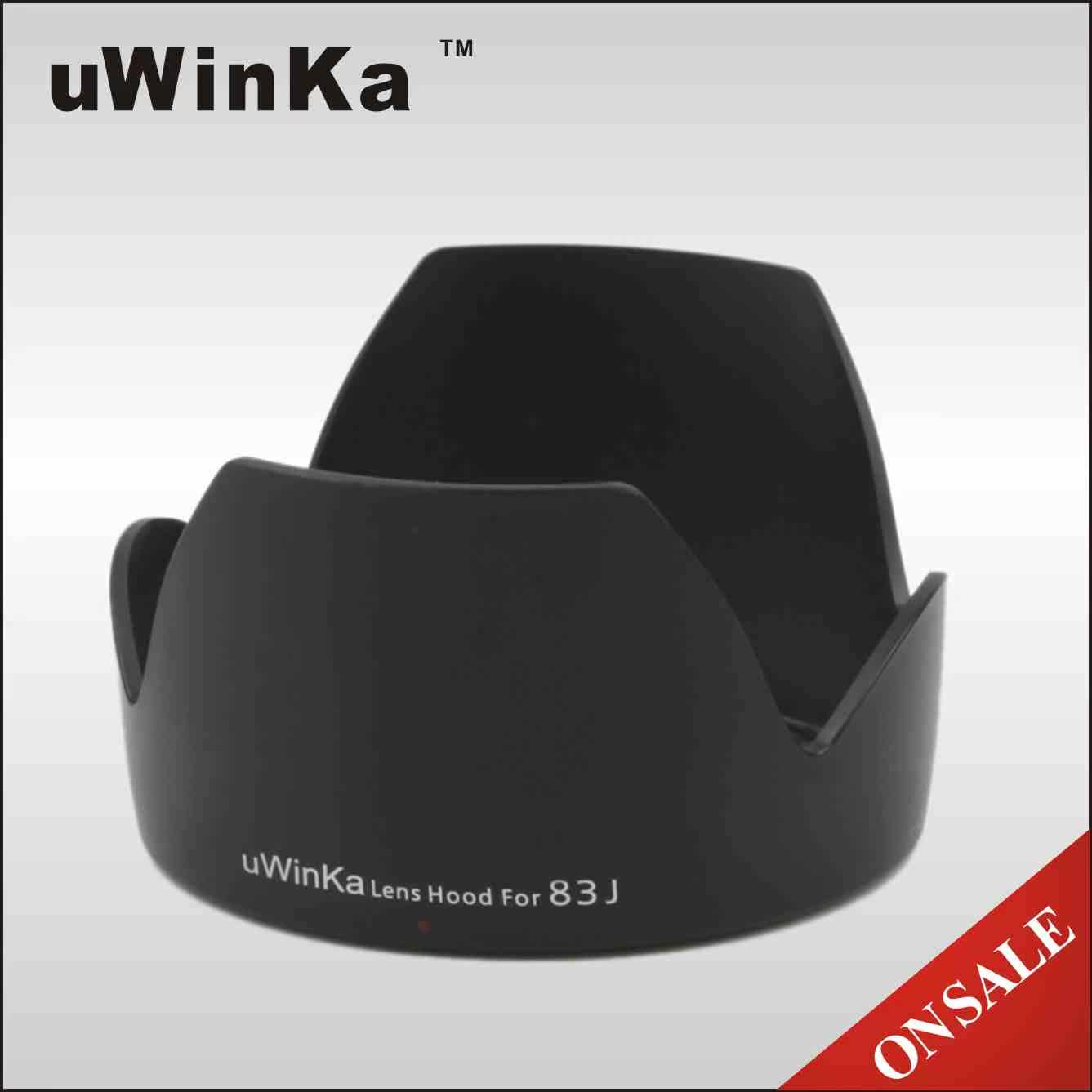 Youyongjia EW-83J bayonet lens hood Lotus cover Canon 17-55 17-55mm IS USM lens