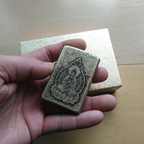 CHIEF CHIEF Lian Guanyin ancient silver bronze two optional pure copper shell kerosene lighter mens gifts