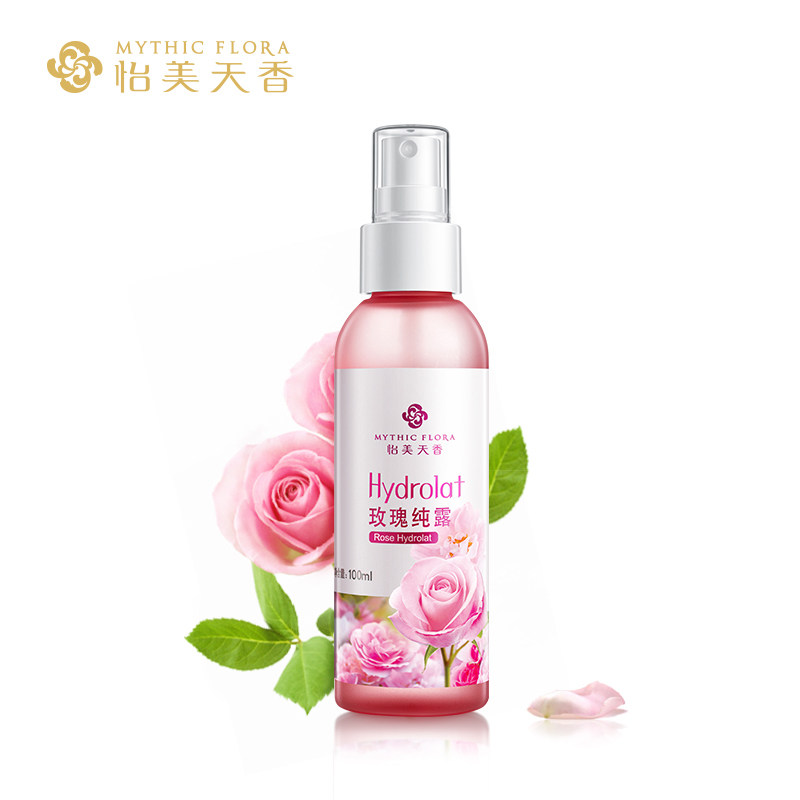 怡美天香玫瑰纯露100ml  深层补水加速吸收保湿爽肤水化妆水喷雾