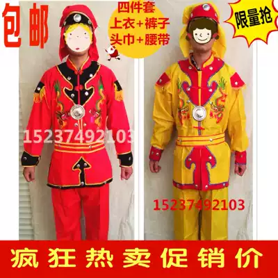 Drum costumes gongs and drums, Dragons and Lions, dance costumes, men's and women's clothing, waist and drums