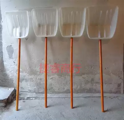 Thickened plastic steel shovel with handle, plastic shovel, Tuen grain shovel, snow shovel, plastic push pile grain shovel